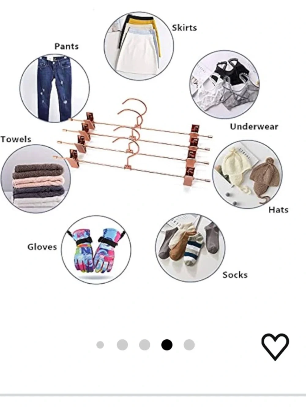 10 pack Braut Kleiderbügel Roségold mit rose gold metal pants and skirt hanger